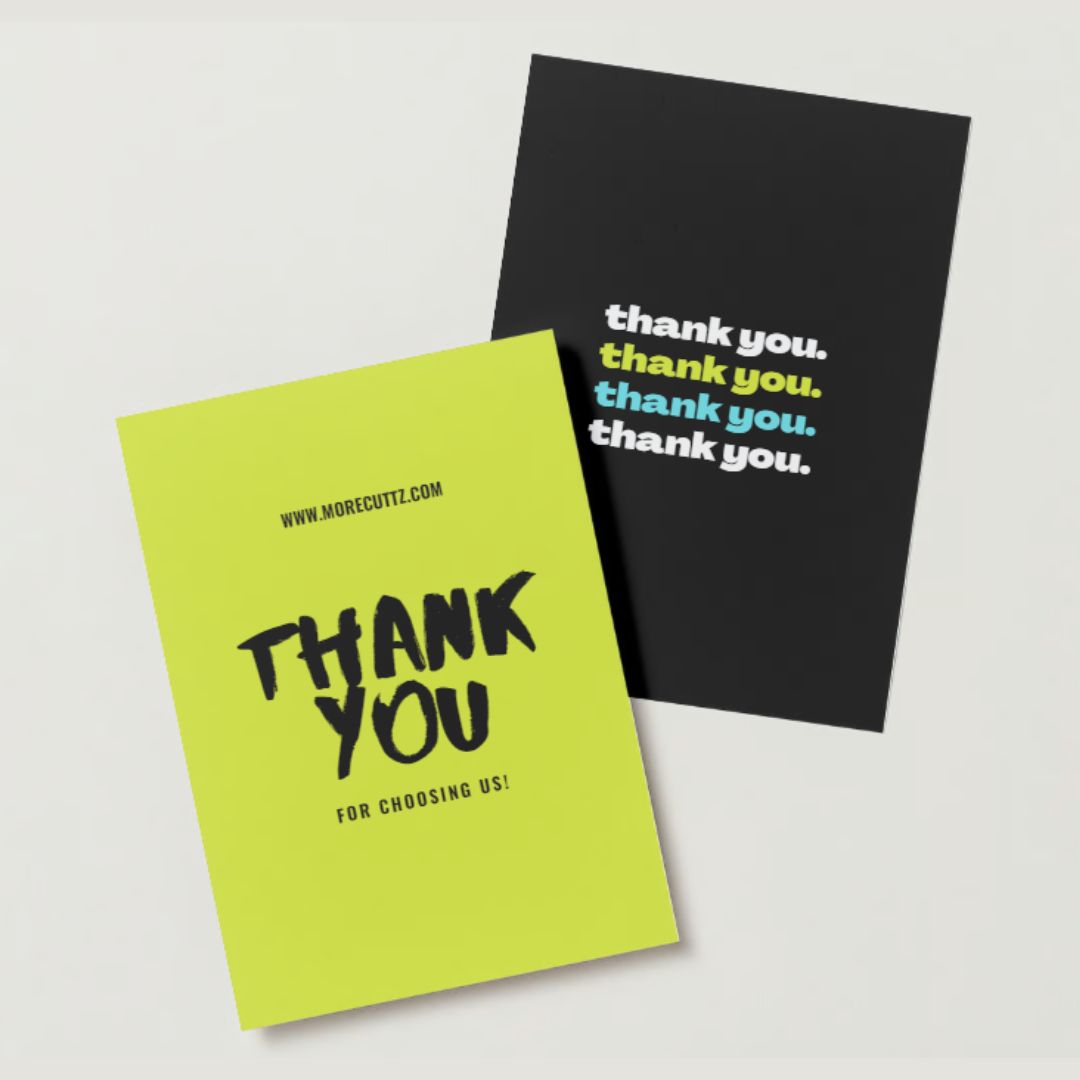 Business & Thank You Card