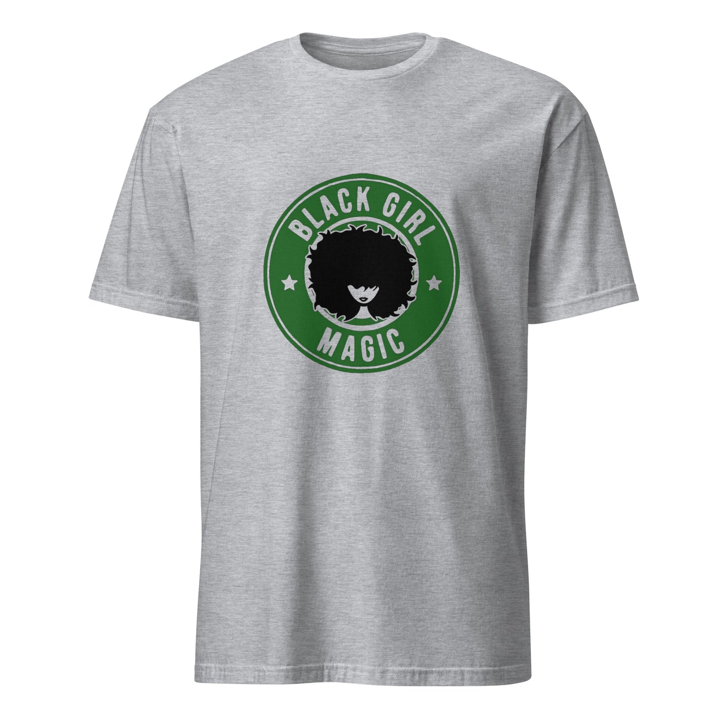 Black Girl Magic  - Short-Sleeve Unisex T-Shirt (Green/Blk)