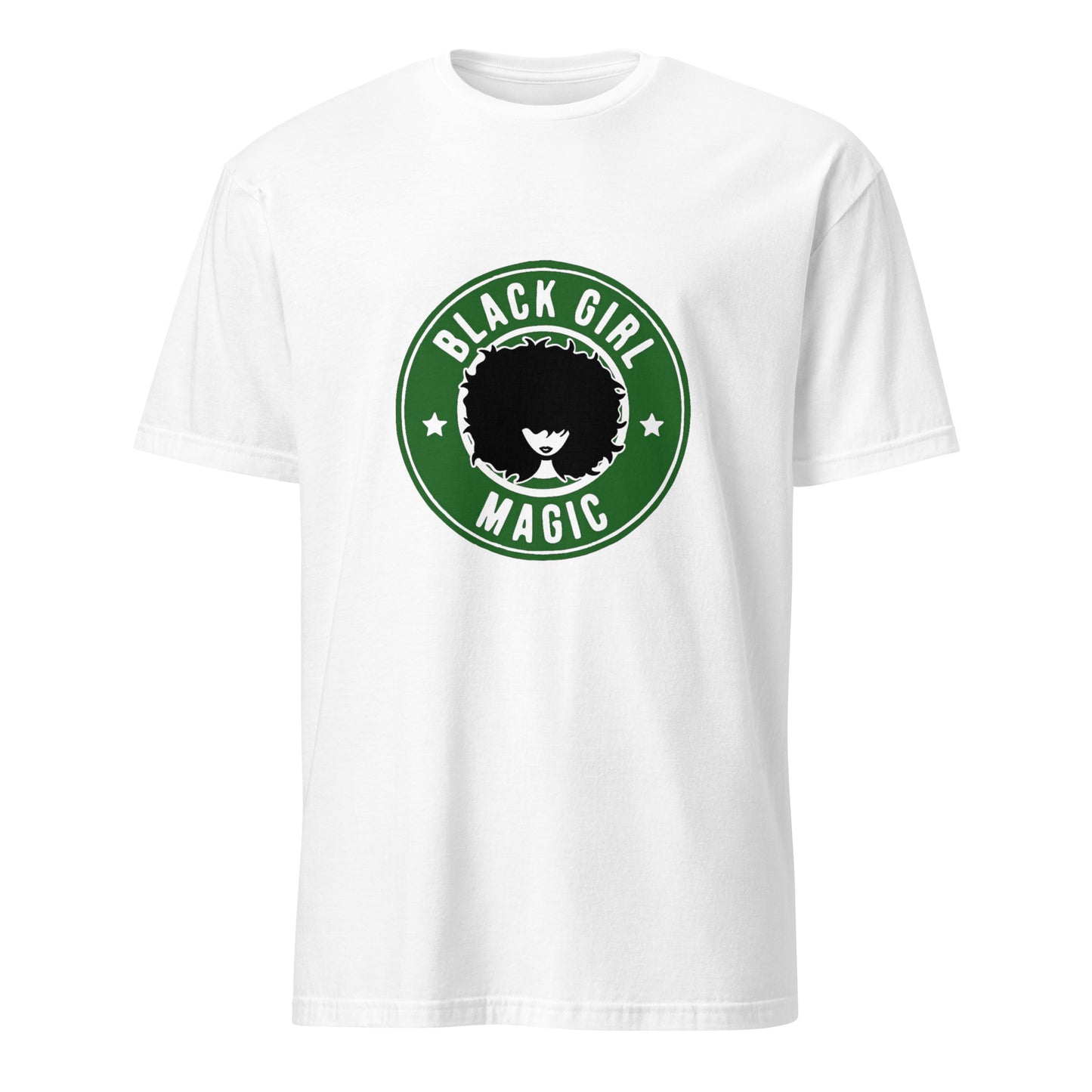 Black Girl Magic  - Short-Sleeve Unisex T-Shirt (Green/Blk)