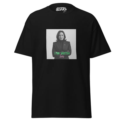 Pink & Green "I'm With Her" Unisex classic tee