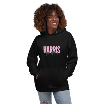 Pink & Green Harris 24' Unisex Hoodie