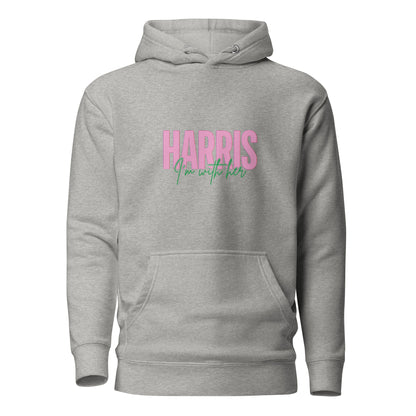 Pink & Green Harris 24' Unisex Hoodie