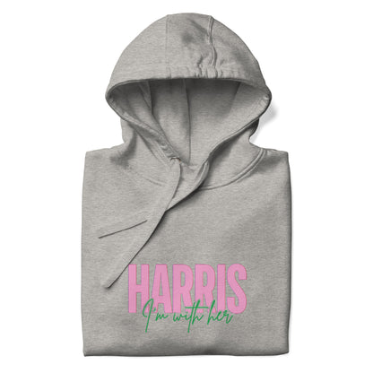 Pink & Green Harris 24' Unisex Hoodie