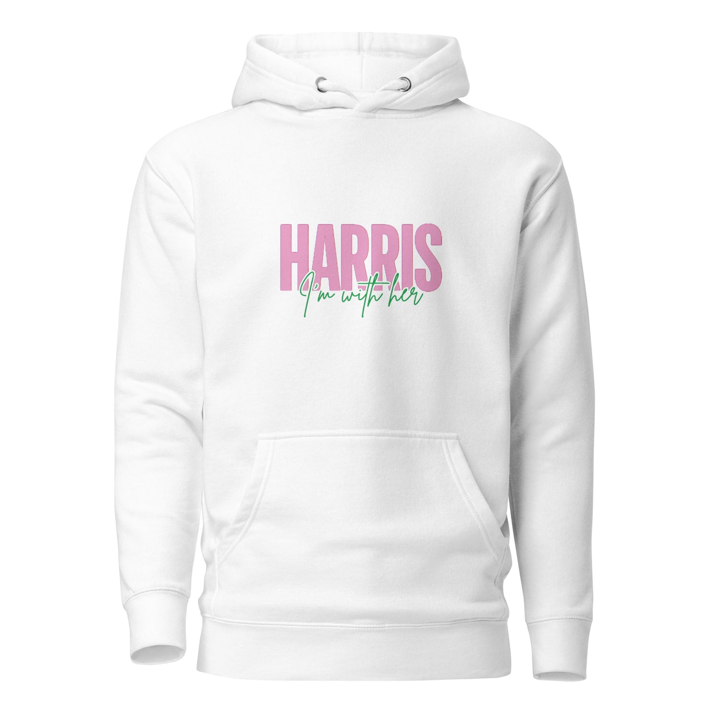 Pink & Green Harris 24' Unisex Hoodie