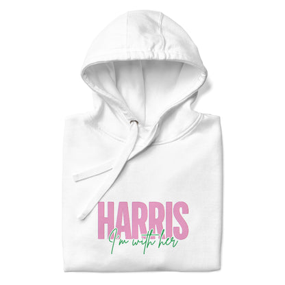 Pink & Green Harris 24' Unisex Hoodie