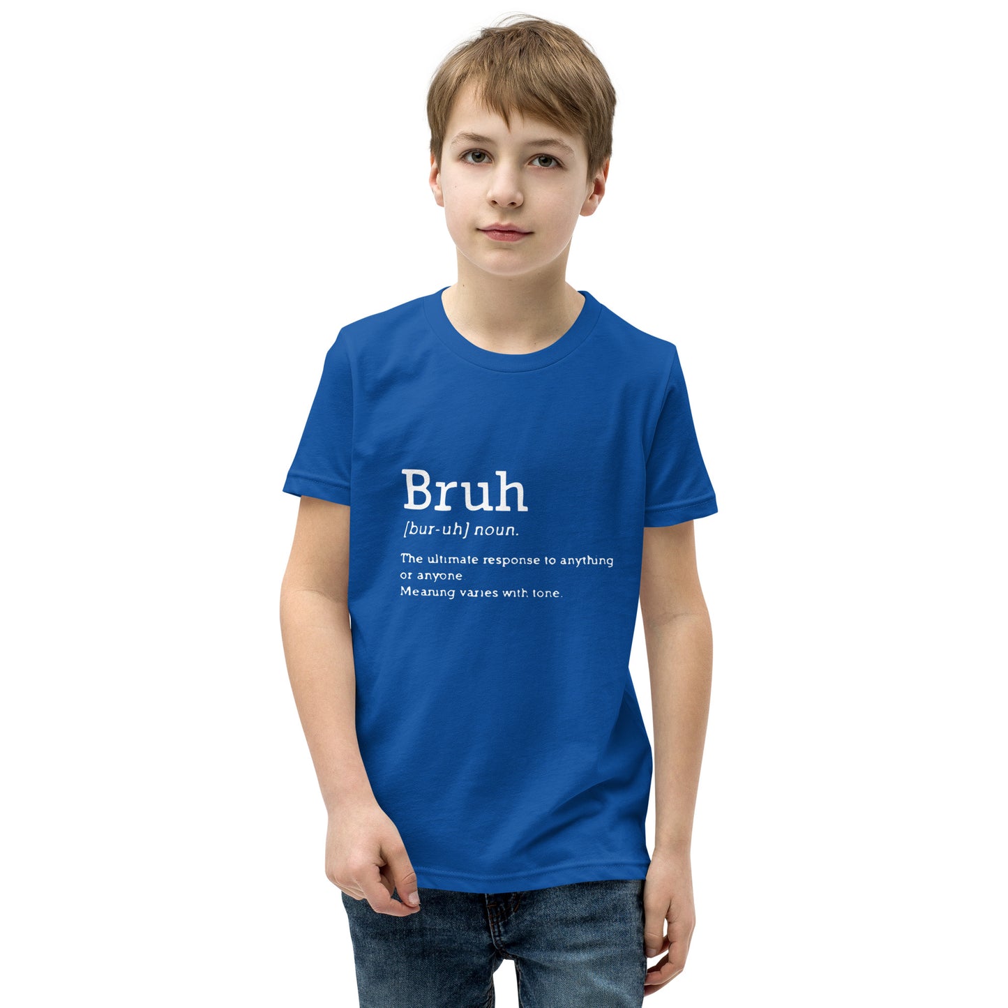 Bruh - Definition - Youth Short Sleeve T-Shirt